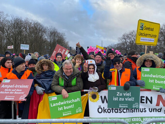 Grodemonstration Berlin 15. Januar 2024