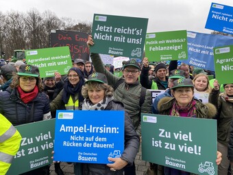 Grokundgebung in Berlin