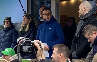 Grokundgebung in Berlin