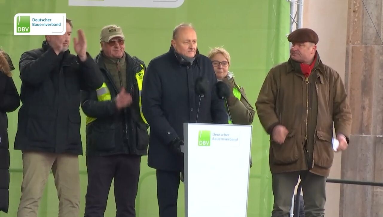 Grodemonstration Berlin 15. Januar 2024